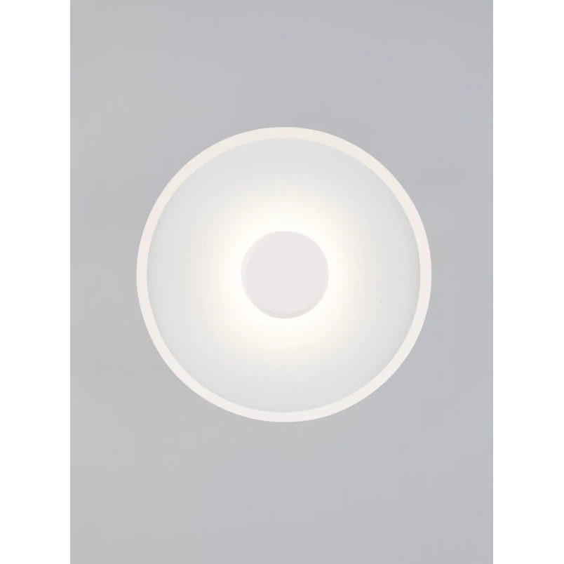 Kinkiet okrągły modern - ściemniany Appio 35,5cm LED CCT 2700-3000-4000K biały