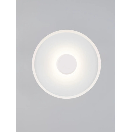Kinkiet okrągły modern - ściemniany Appio 35,5cm LED CCT 2700-3000-4000K biały