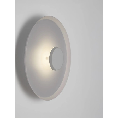 Kinkiet okrągły modern - ściemniany Appio 35,5cm LED CCT 2700-3000-4000K biały