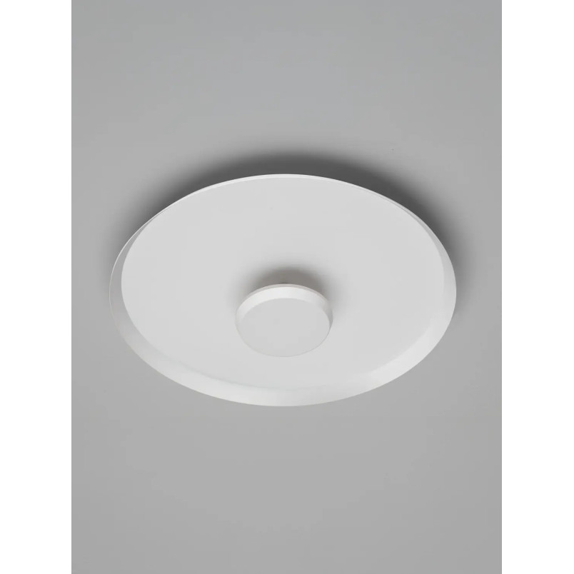Kinkiet okrągły modern - ściemniany Appio 35,5cm LED CCT 2700-3000-4000K biały
