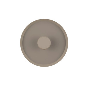 Kinkiet okrągły modern - ściemniany Appio 35,5cm LED CCT 2700-3000-4000K beżowo-szary