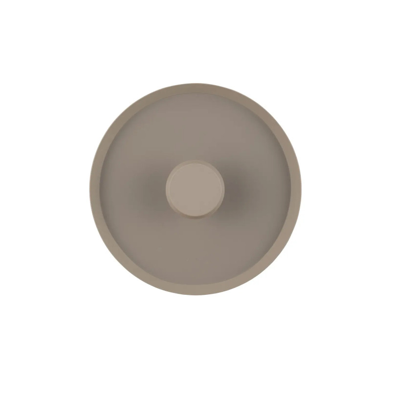 Kinkiet okrągły modern - ściemniany Appio 35,5cm LED CCT 2700-3000-4000K beżowo-szary