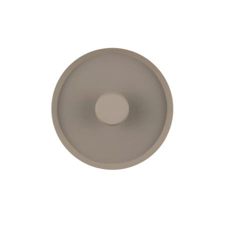 Kinkiet okrągły modern - ściemniany Appio 35,5cm LED CCT 2700-3000-4000K beżowo-szary
