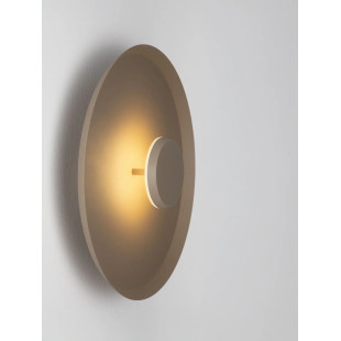 Kinkiet okrągły modern - ściemniany Appio 35,5cm LED CCT 2700-3000-4000K beżowo-szary