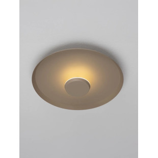 Kinkiet okrągły modern - ściemniany Appio 35,5cm LED CCT 2700-3000-4000K beżowo-szary