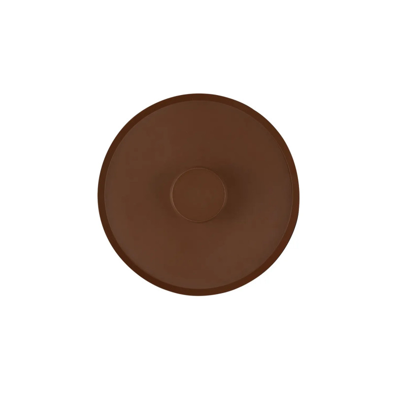 Kinkiet okrągły modern - ściemniany Appio 35,5cm LED CCT 2700-3000-4000K ciemny brąz