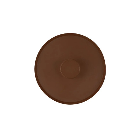 Kinkiet okrągły modern - ściemniany Appio 35,5cm LED CCT 2700-3000-4000K ciemny brąz