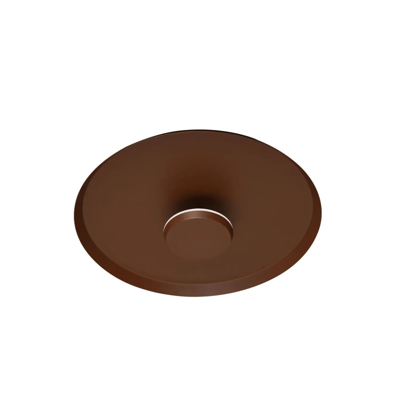 Kinkiet okrągły modern - ściemniany Appio 35,5cm LED CCT 2700-3000-4000K ciemny brąz