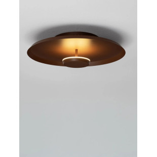 Kinkiet okrągły modern - ściemniany Appio 35,5cm LED CCT 2700-3000-4000K ciemny brąz