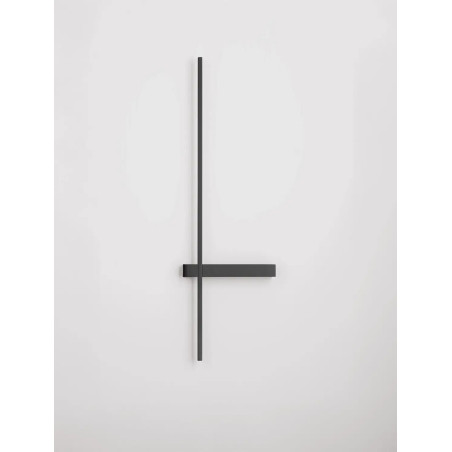 Kinkiet pionowy minimalistyczny Portella 73cm LED CCT 2700-3000-4000K czarny