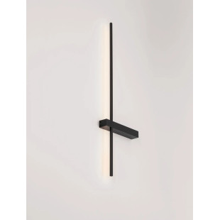Kinkiet pionowy minimalistyczny Portella 73cm LED CCT 2700-3000-4000K czarny
