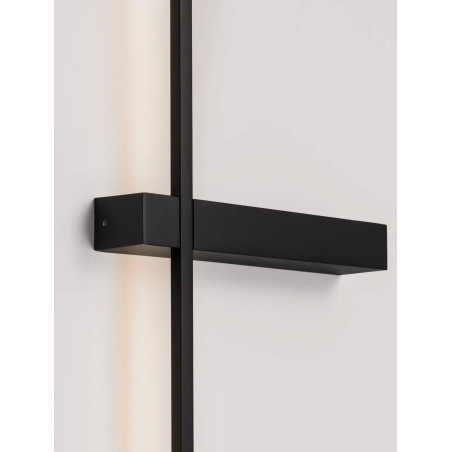 Kinkiet pionowy minimalistyczny Portella 73cm LED CCT 2700-3000-4000K czarny