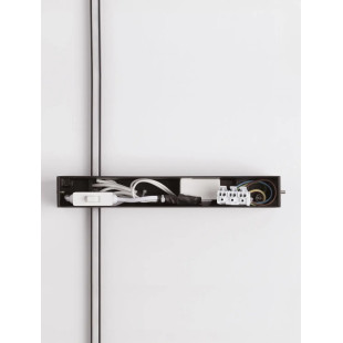 Kinkiet pionowy minimalistyczny Portella 73cm LED CCT 2700-3000-4000K czarny