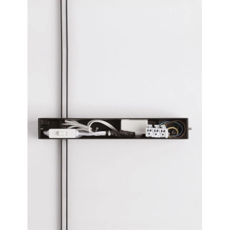 Kinkiet pionowy minimalistyczny Portella 73cm LED CCT 2700-3000-4000K czarny