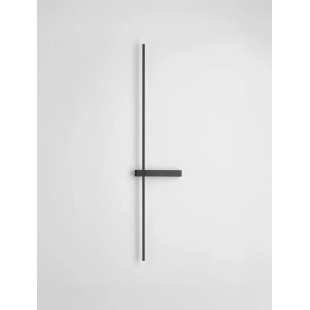 Kinkiet pionowy minimalistyczny Portella 103cm LED CCT 2700-3000-4000K czarny