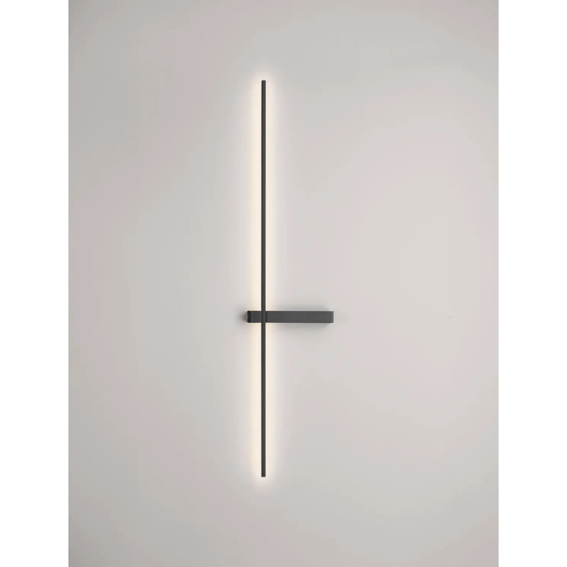 Kinkiet pionowy minimalistyczny Portella 103cm LED CCT 2700-3000-4000K czarny