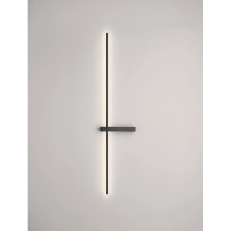 Kinkiet pionowy minimalistyczny Portella 103cm LED CCT 2700-3000-4000K czarny