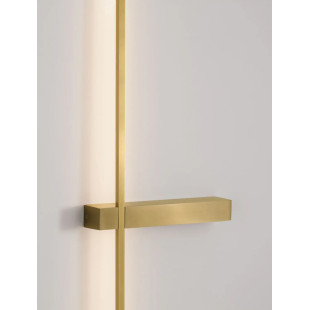 Kinkiet pionowy minimalistyczny Portella 103cm LED CCT 2700-3000-4000K złoty mosiądz