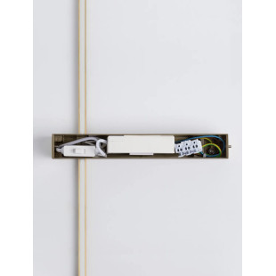 Kinkiet pionowy minimalistyczny Portella 103cm LED CCT 2700-3000-4000K złoty mosiądz