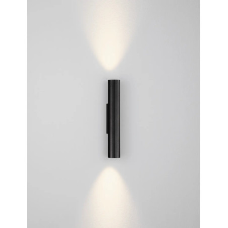 Kinkiet tuba góra-dół Badini H25cm LED 3000K czarny