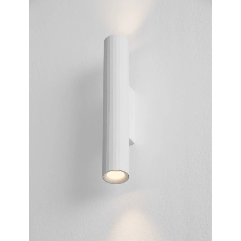 Kinkiet tuba góra-dół Badini H25cm LED 3000K biały