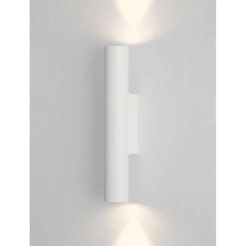 Kinkiet tuba góra-dół Badini H25cm LED 3000K biały