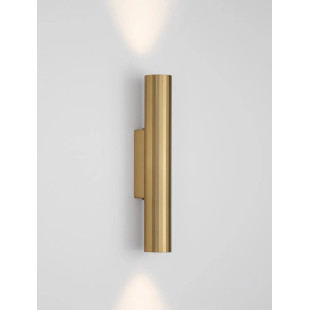 Kinkiet tuba góra-dół Badini H25cm LED 3000K matowe złoto