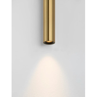 Kinkiet tuba góra-dół Badini H25cm LED 3000K matowe złoto