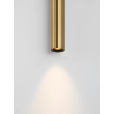 Kinkiet tuba góra-dół Badini H25cm LED 3000K matowe złoto