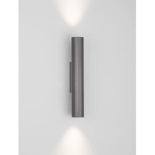 Kinkiet tuba góra-dół Badini H25cm LED 3000K ciemny nikiel