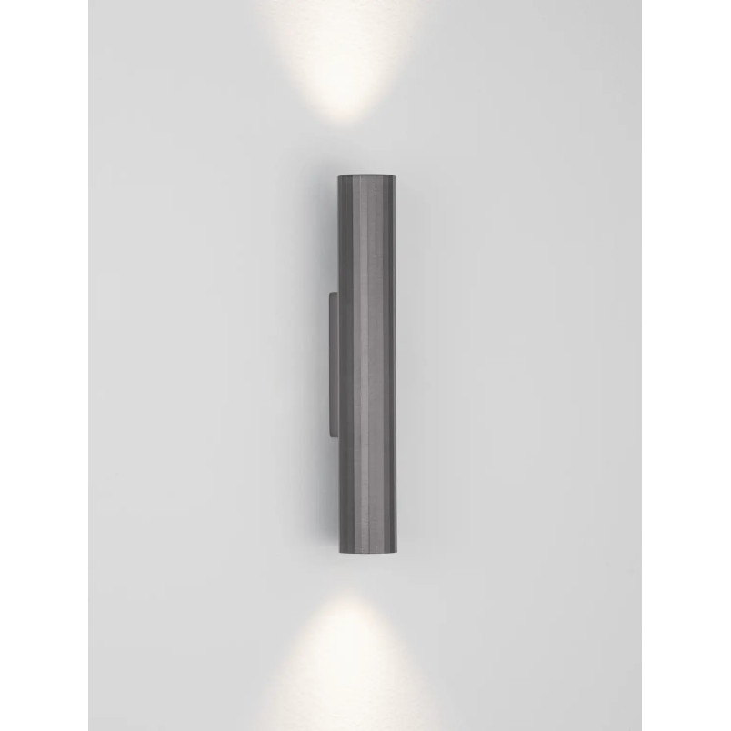 Kinkiet tuba góra-dół Badini H25cm LED 3000K ciemny nikiel