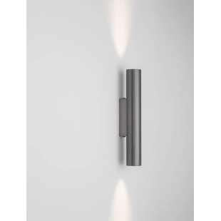 Kinkiet tuba góra-dół Badini H25cm LED 3000K ciemny nikiel