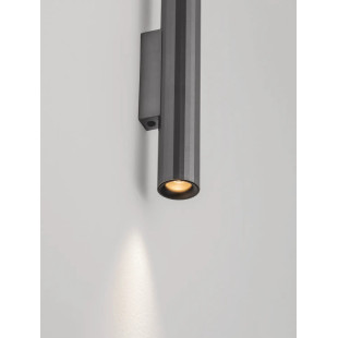 Kinkiet tuba góra-dół Badini H25cm LED 3000K ciemny nikiel
