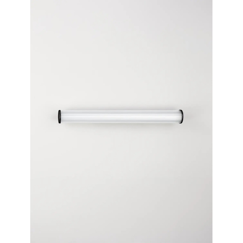 Kinkiet podłużny do łazienki Compre 60cm LED 3000-4000K przezroczysty / czarny
