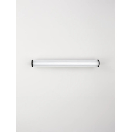 Kinkiet podłużny do łazienki Compre 60cm LED 3000-4000K przezroczysty / czarny