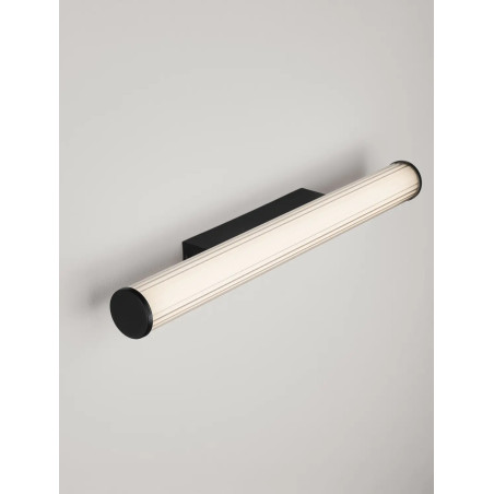Kinkiet podłużny do łazienki Compre 60cm LED 3000-4000K przezroczysty / czarny