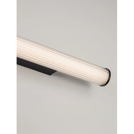 Kinkiet podłużny do łazienki Compre 60cm LED 3000-4000K przezroczysty / czarny