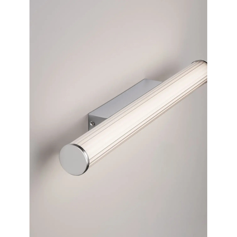 Kinkiet podłużny do łazienki Compre 60cm LED 3000-4000K przezroczysty / chrom