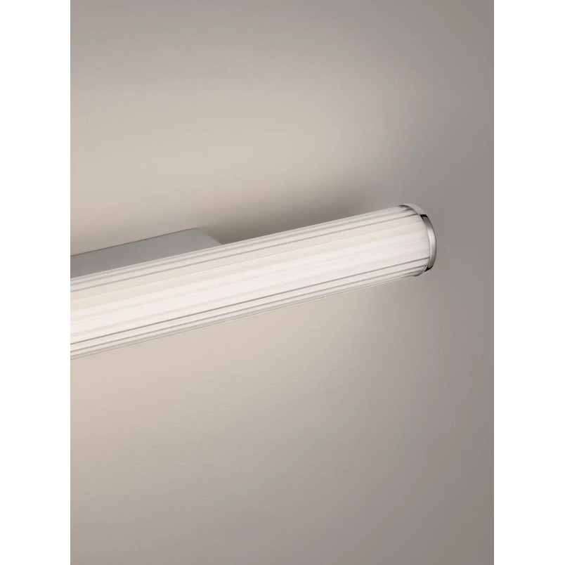 Kinkiet podłużny do łazienki Compre 60cm LED 3000-4000K przezroczysty / chrom