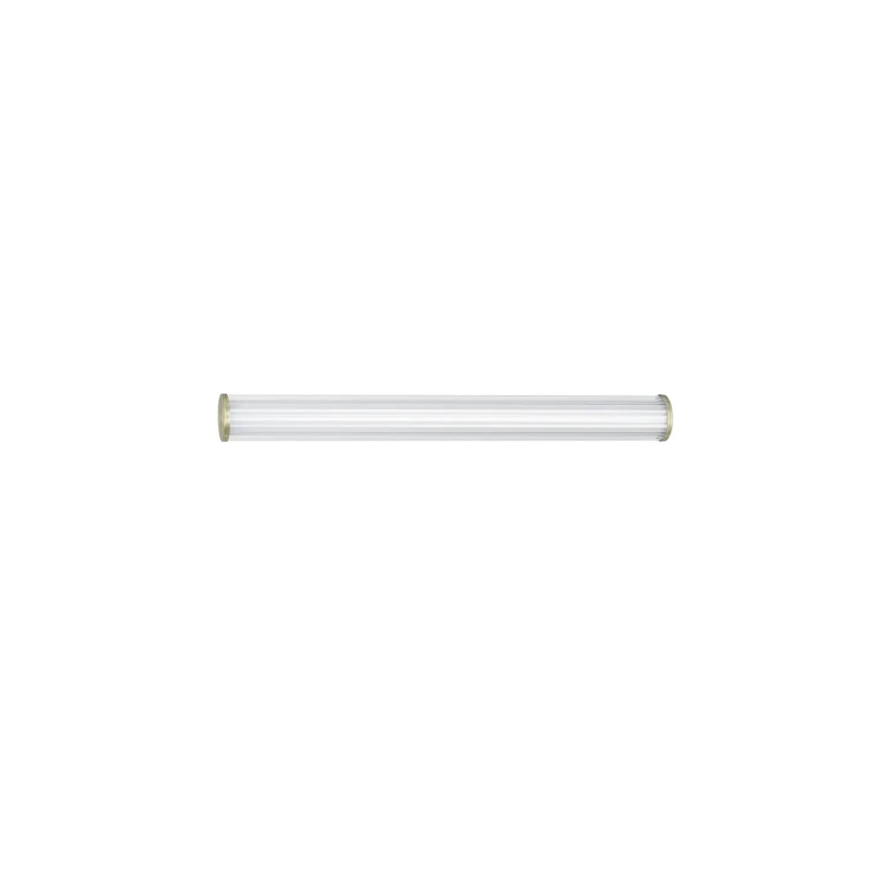 Kinkiet podłużny do łazienki Compre 60cm LED 3000-4000K przezroczysty / szczotkowane złoto