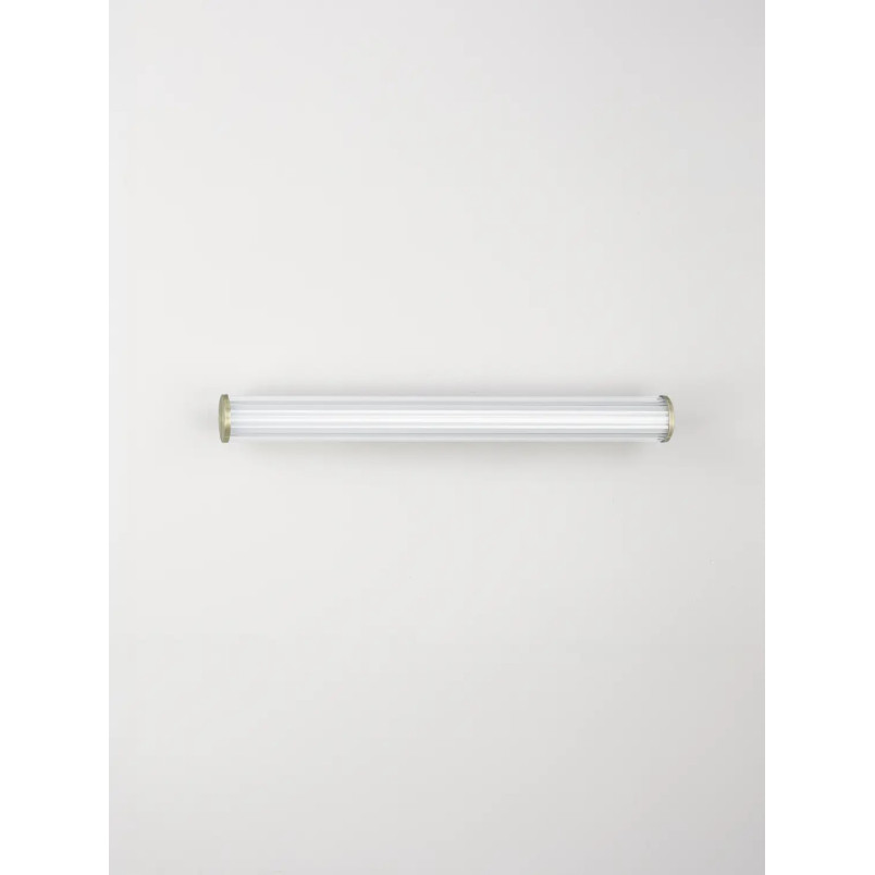 Kinkiet podłużny do łazienki Compre 60cm LED 3000-4000K przezroczysty / szczotkowane złoto