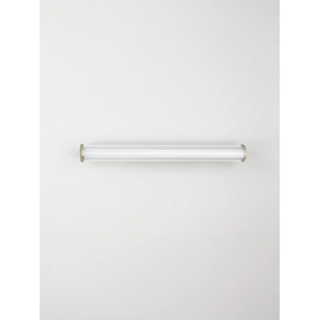 Kinkiet podłużny do łazienki Compre 60cm LED 3000-4000K przezroczysty / szczotkowane złoto