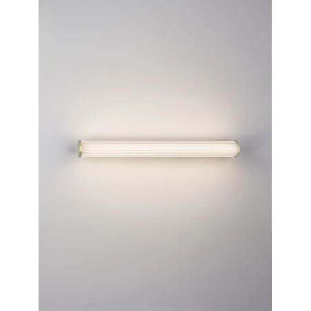 Kinkiet podłużny do łazienki Compre 60cm LED 3000-4000K przezroczysty / szczotkowane złoto