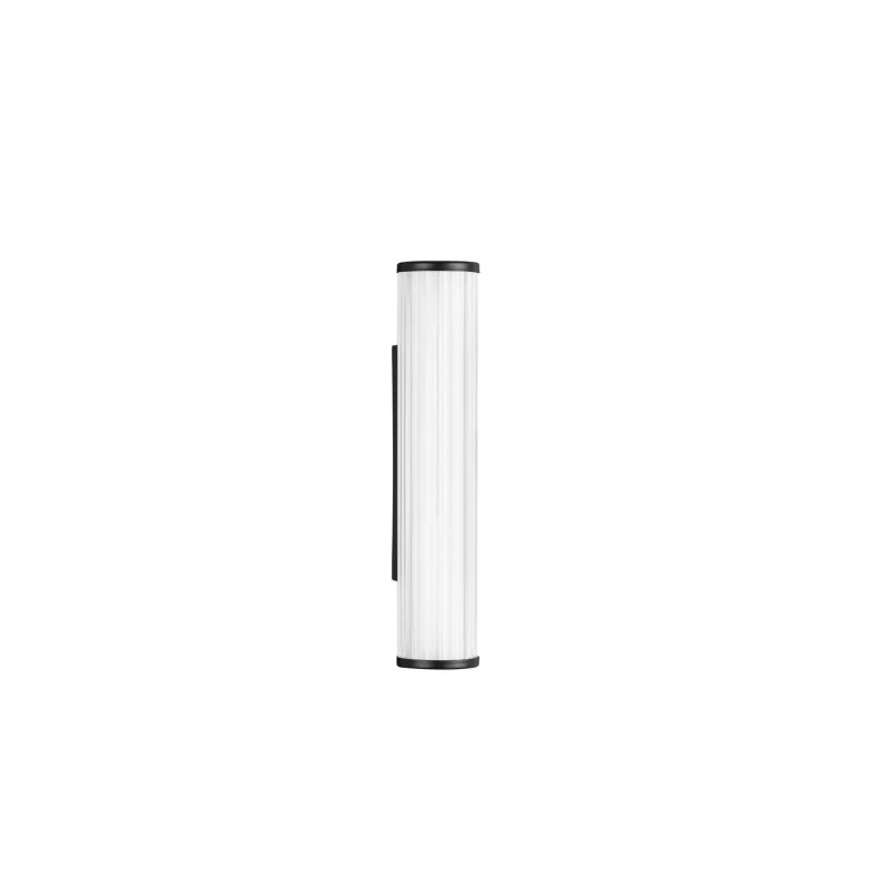 Kinkiet podłużny do łazienki Compre 30cm LED 3000-4000K przezroczysty / czarny