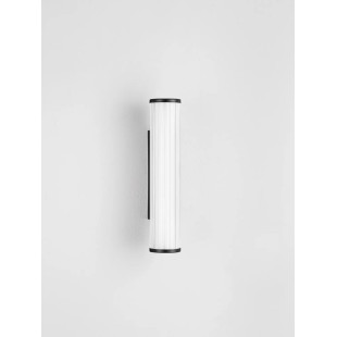Kinkiet podłużny do łazienki Compre 30cm LED 3000-4000K przezroczysty / czarny