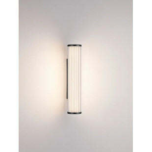 Kinkiet podłużny do łazienki Compre 30cm LED 3000-4000K przezroczysty / czarny