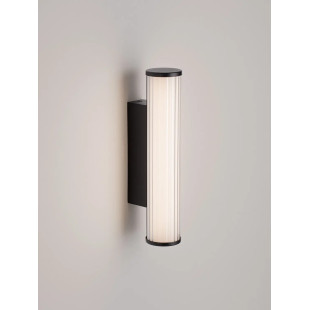 Kinkiet podłużny do łazienki Compre 30cm LED 3000-4000K przezroczysty / czarny
