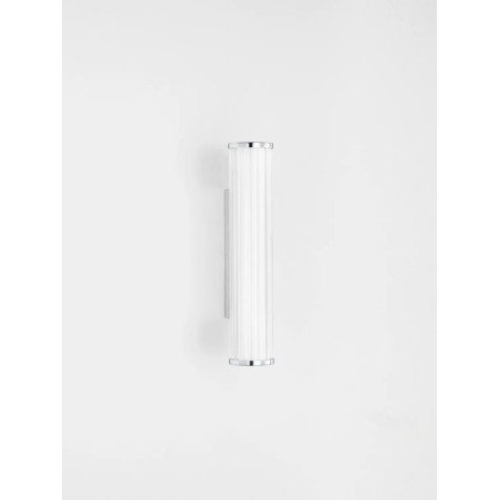 Kinkiet podłużny do łazienki Compre 30cm LED 3000-4000K przezroczysty / chrom
