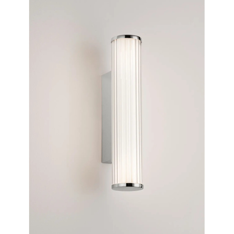 Kinkiet podłużny do łazienki Compre 30cm LED 3000-4000K przezroczysty / chrom