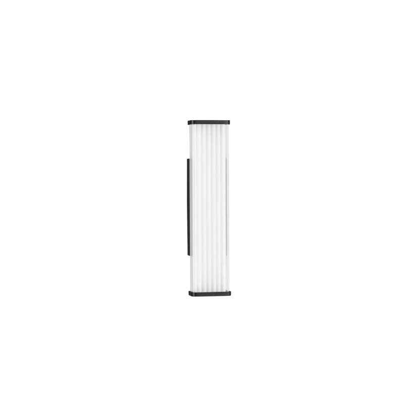 Kinkiet podłużny do łazienki Compre Flat 30cm LED 3000-4000K przezroczysty / czarny